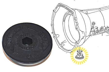 Mercedes 300GE, G300D, G350TD, G320 Torque Converter Plug. 