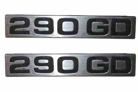 Mercedes W460 Mirror Badge Kit 290GD.