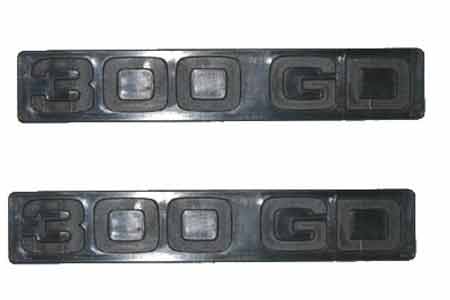 Mercedes G-Class Mirror Badge Kit 300GD Military Black.