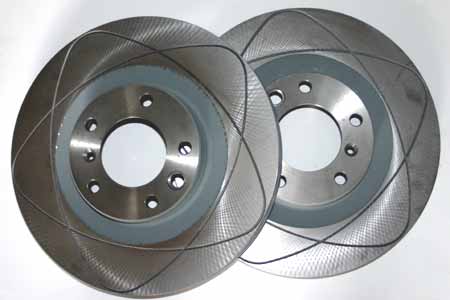 Mercedes G55 Front Brake Rotors.