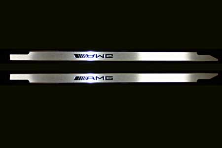 Mercedes G-Class G55 AMG Stainless Door Sills FRONT.