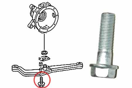 Mercedes W460 Steering Arm to Steering Knuckle Bolt.