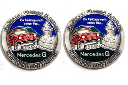 Mercedes G-Class "Grand Edition" Emblems Kit.