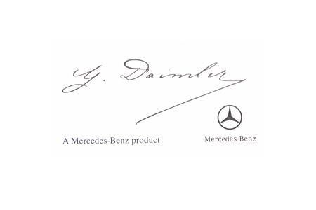 Mercedes G-Class Windshield Sticker "DAIMLER"