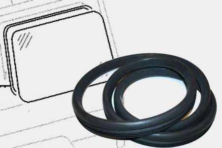 Mercedes W460 Rear Quarter Panel Glass Seal.