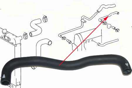 Mercedes G-Class  Heater Hose HEATER VALVE > HEATER CORE.