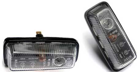 Mercedes W460 Side Signal Lights CLEAR.